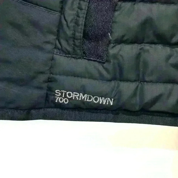 Eddie Bauer StormDown 700 Jacket Black Nano Puffer Coat Lightweight L - Picture 2 of 16